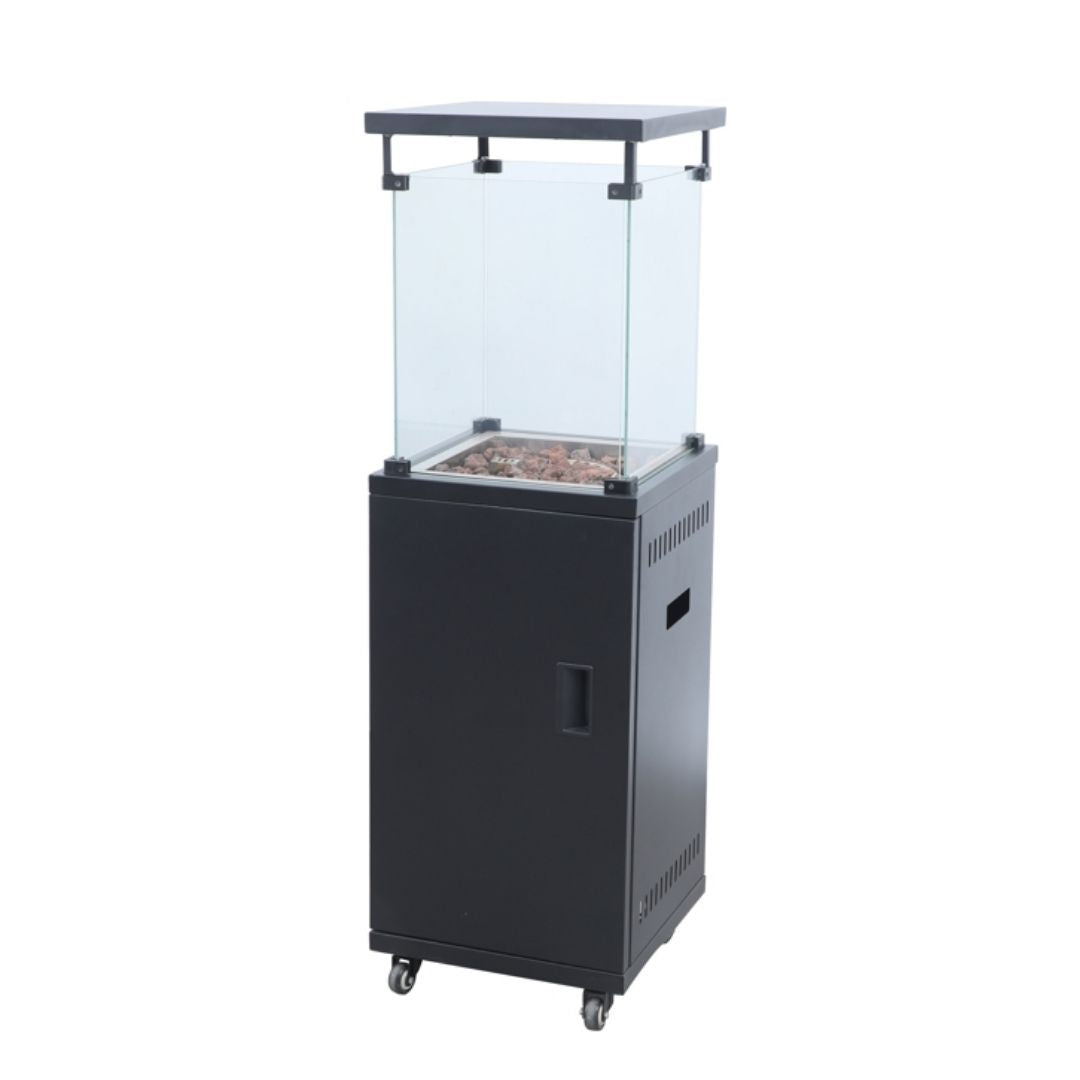 Totai - Modern Glass Flame Patio Heater - Gas