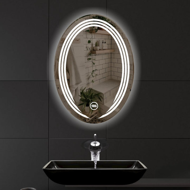 LED Oval Mirror - Luxe