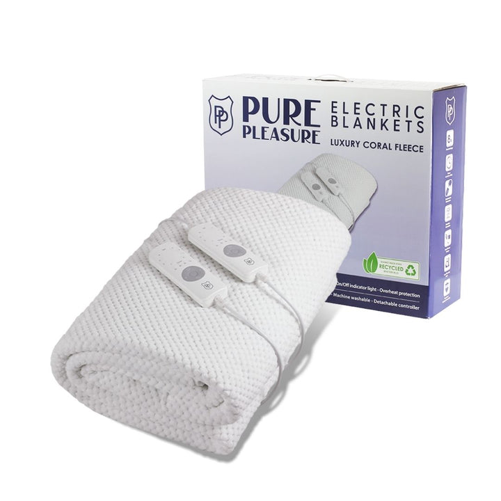 Electric Blankets -  Coral Fleece Fitted with Elastic Skirt