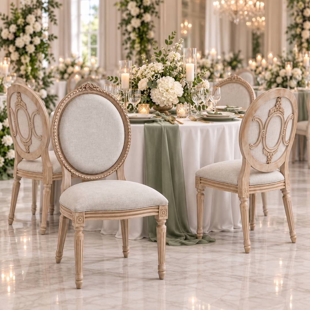 Chateau Chair - Resin - Woodlook Padded