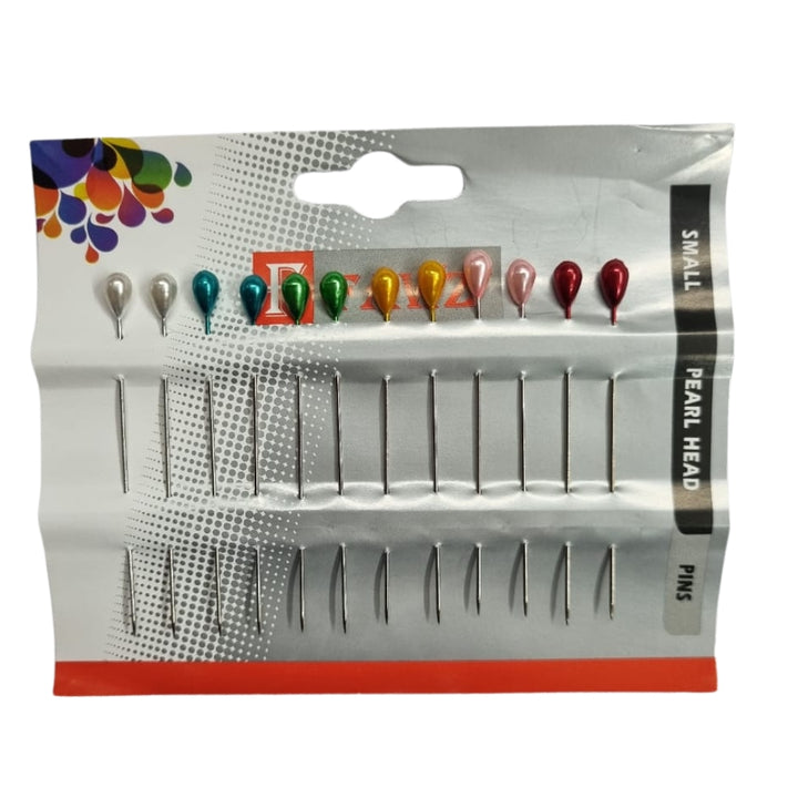 Pearl Head Pins - 12pcs