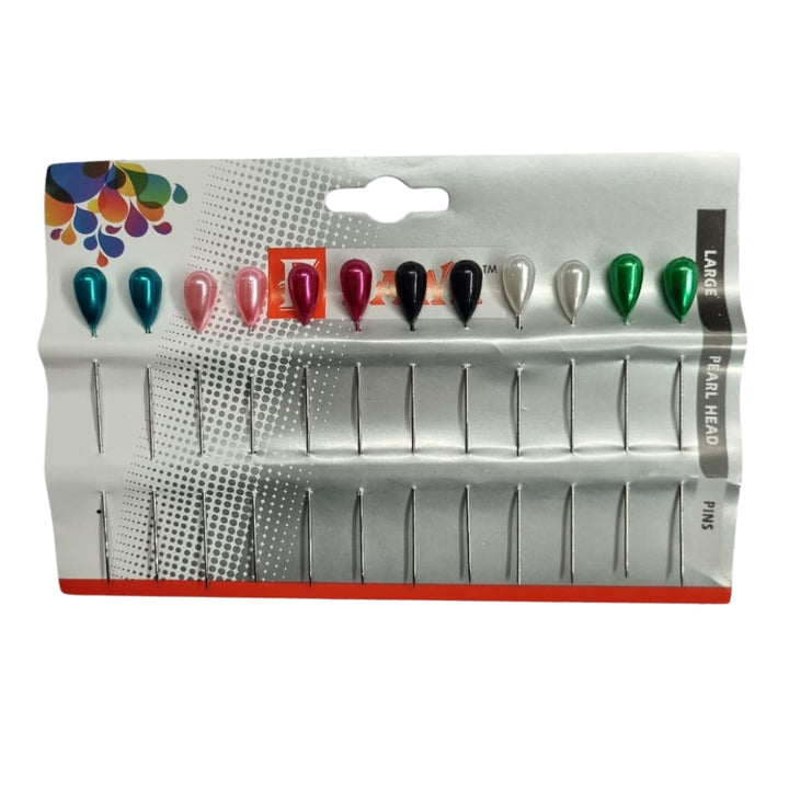 Pearl Head Pins - 12pcs