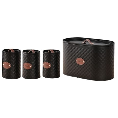 Bread Bin & Canister Set - Pelle