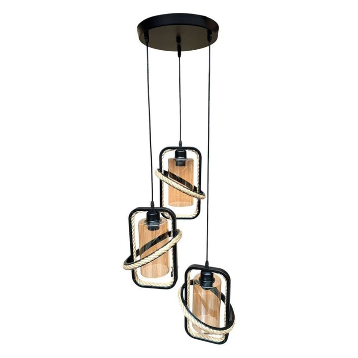 Pendant Light - Rustic Rope