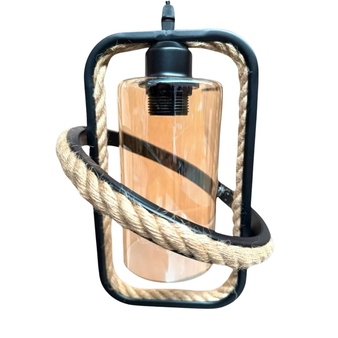 Pendant Light - Rustic Rope