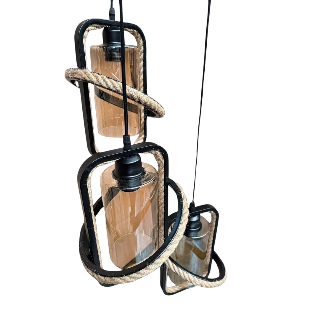 Pendant Light - Rustic Rope