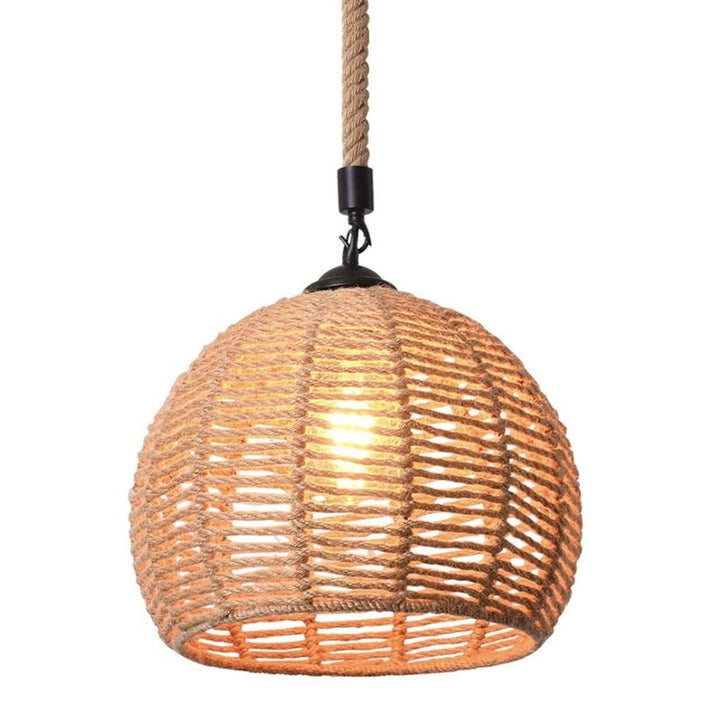 Pendant Light - Boho Rope Weave