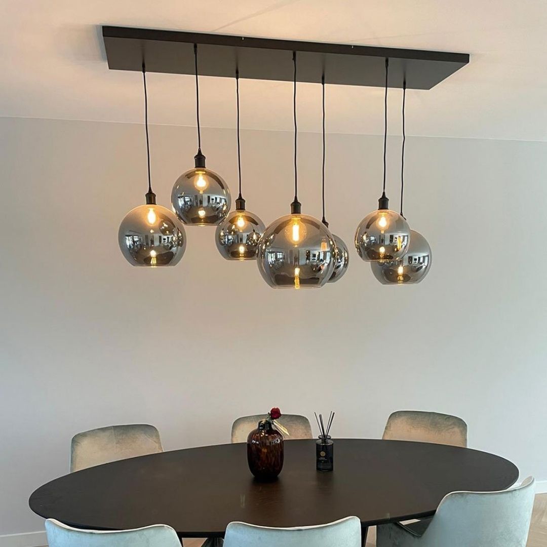 Pendant Light - Luxe Smoke Glass / C10-5