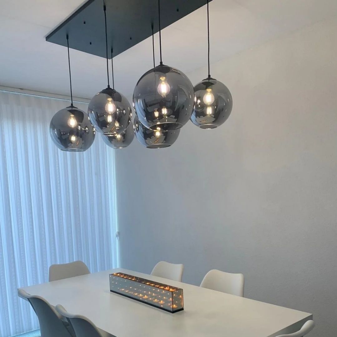 Pendant Light - Luxe Smoke Glass / C10-5