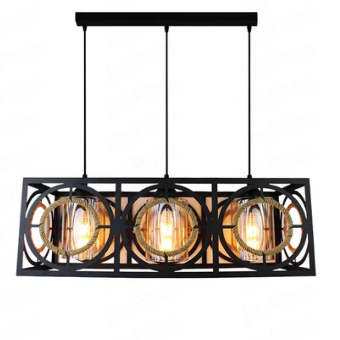 Pendant Light - Rope Frame