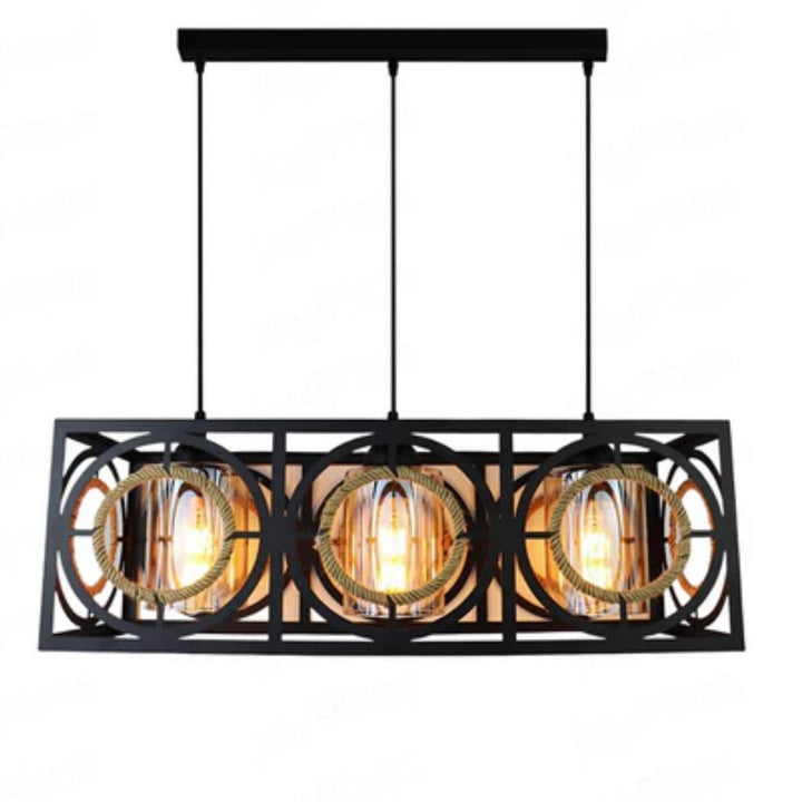 Pendant Light - Rope Frame