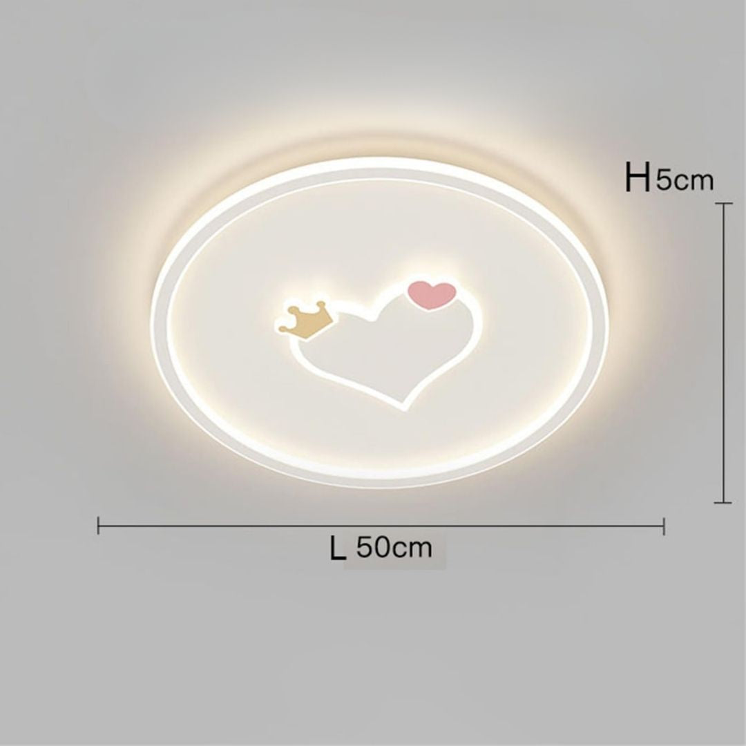 Kids LED Cieling Light - Heart / LT-25517