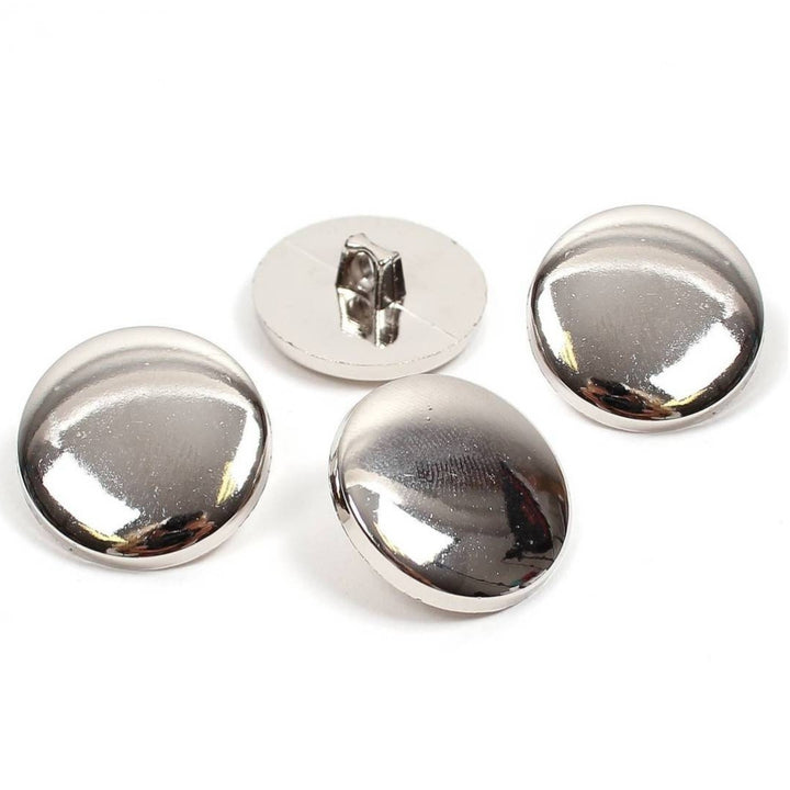 Plain Metal - Buttons 15 mm