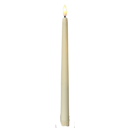 Plastic Dinner Candle - 24cm Battery Operated