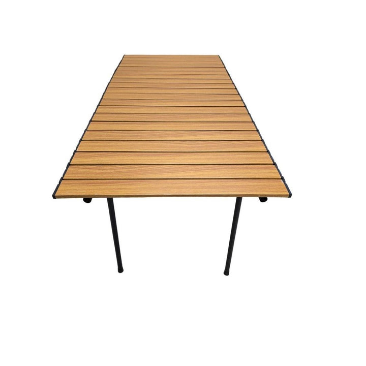 Folding Camping Table - Wood Grain