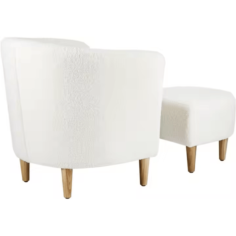 Prince Tub Chair and Ottoman Set