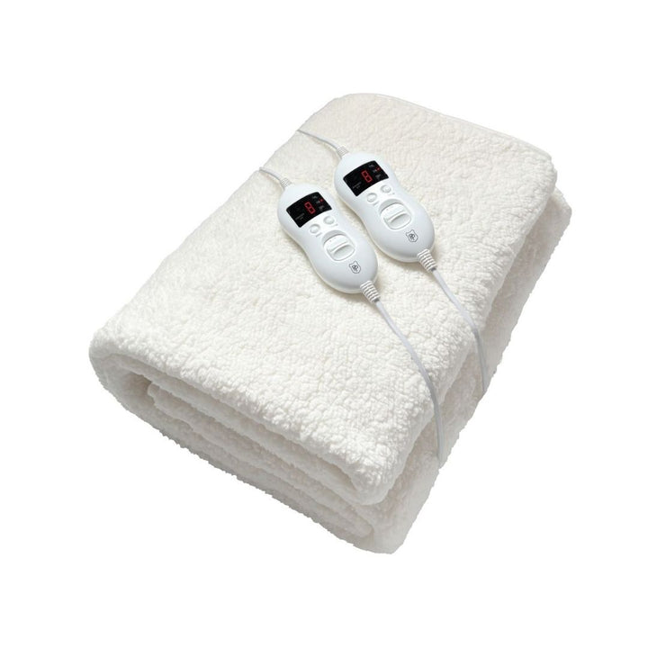 Electric Blanket - Sherpa Fitted with Elastic Straps