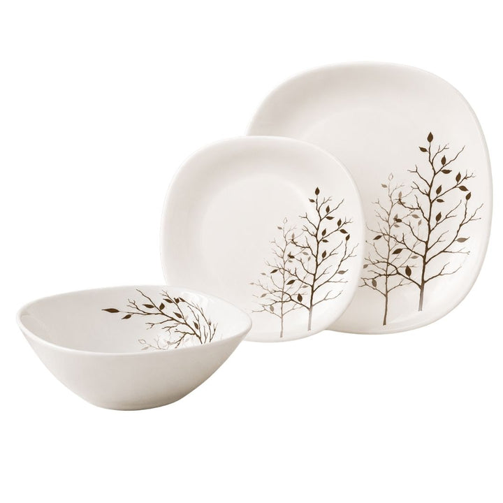 Dinner Set - Quadra Stoneware - 12 Pc