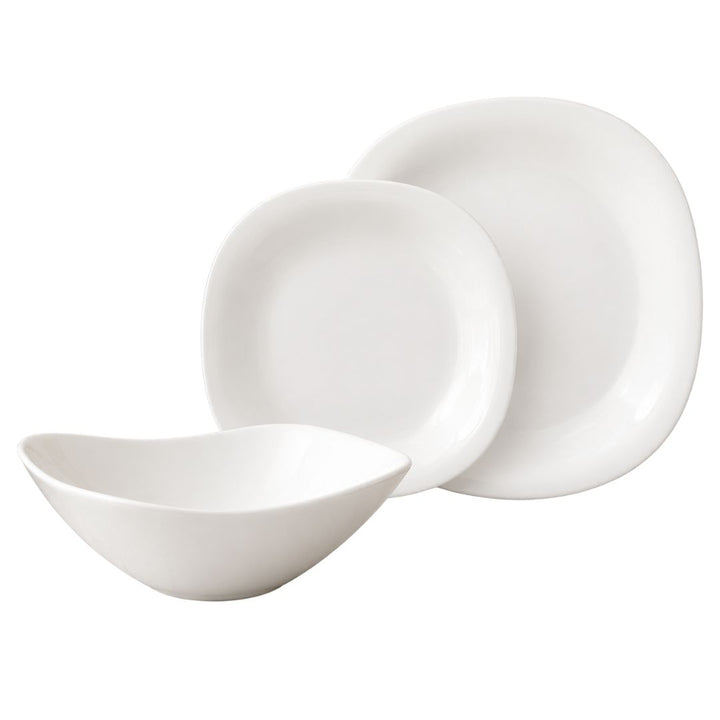Dinner Set - Quadra Stoneware - 12 Pc