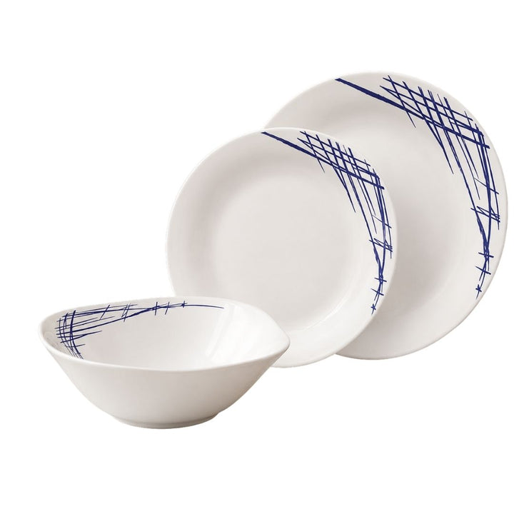 Dinner Set - Quadra Stoneware - 12 Pc