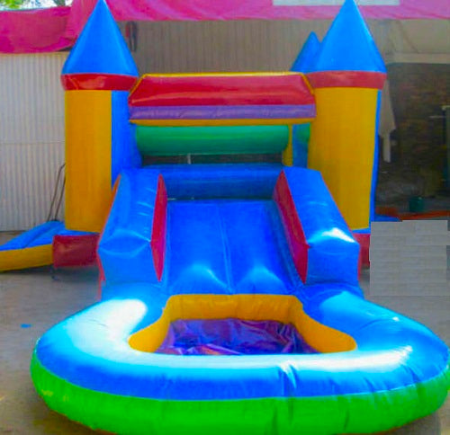 Jumping Castle - Slide with Pillars