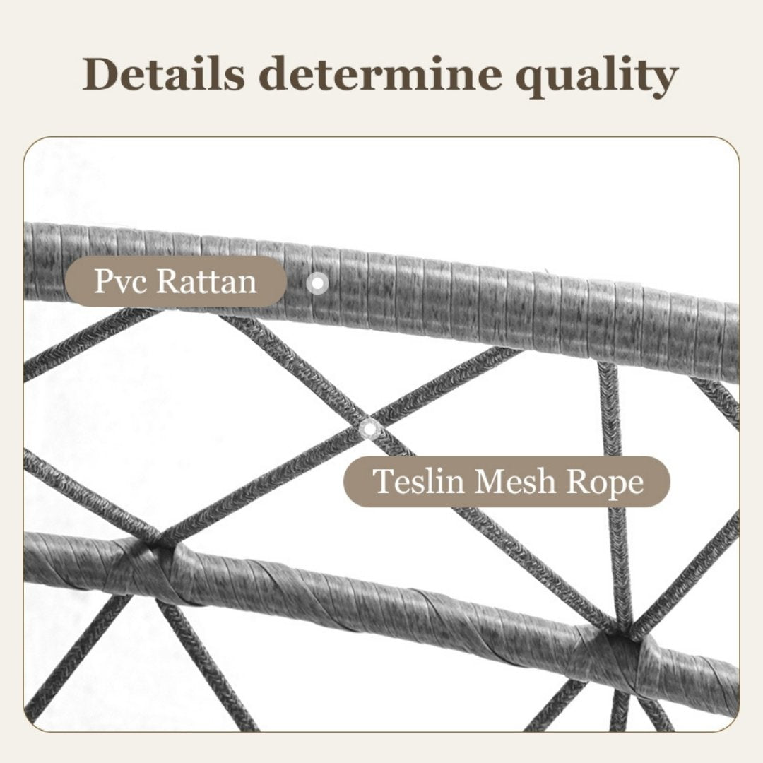 Rattan Swing Egg Chair – Outdoor Hanging with Cushion