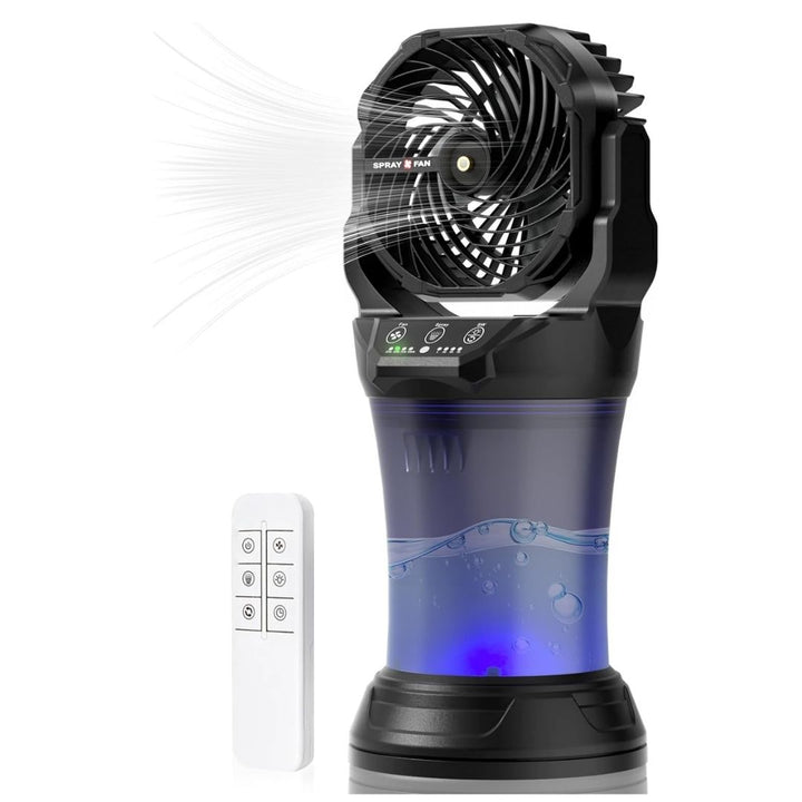 Totai - Rechargeable Misting Fan with LED Light
