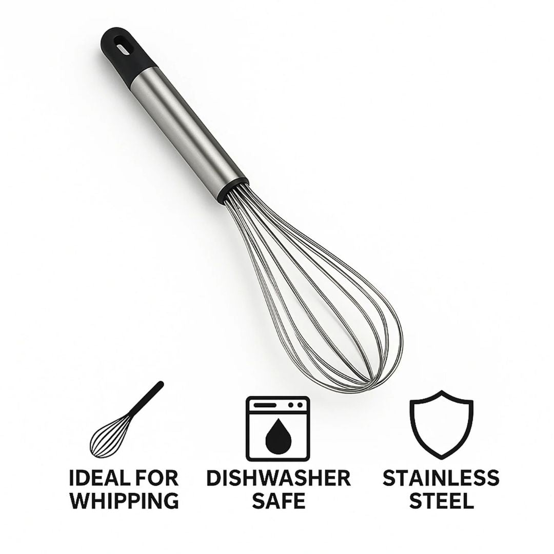 Stainless Steel Whisk - 6 Wire 280 mm
