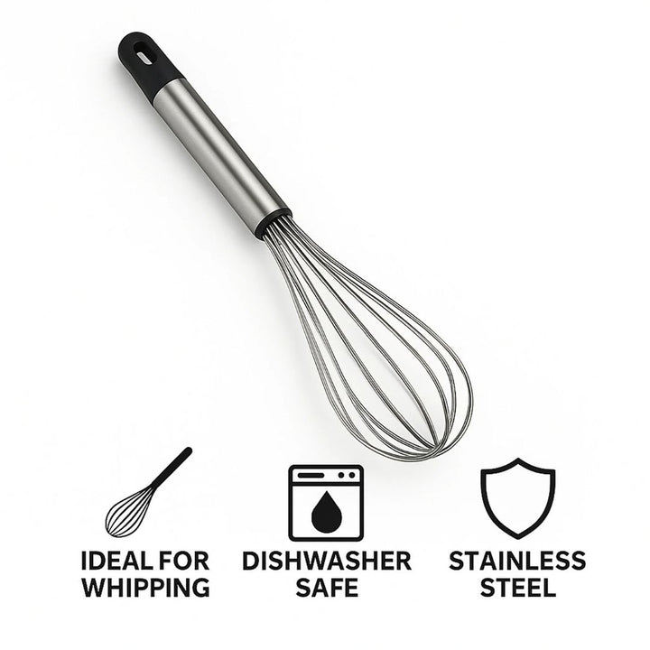 Stainless Steel Whisk - 6 Wire 280 mm