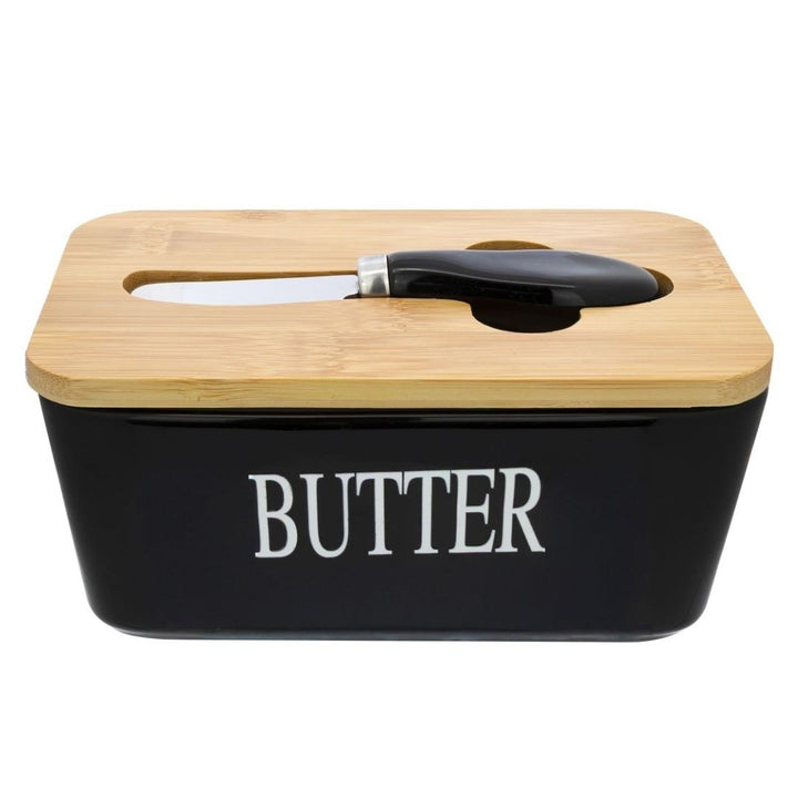 Regent Ceramic Butter Dish - 17cm