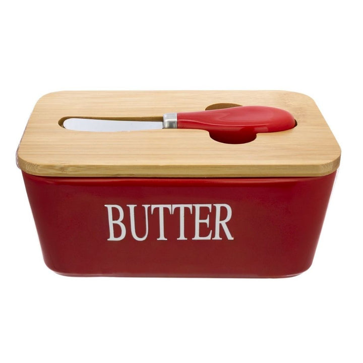 Regent Ceramic Butter Dish - 17cm