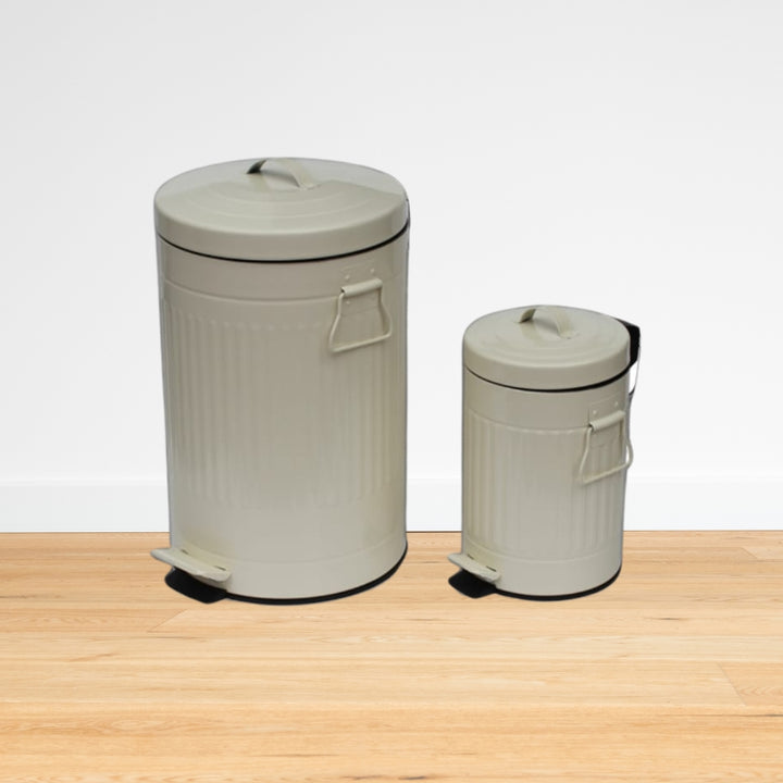 Pedal Bin  - Retro 2pc Set 20l + 5l