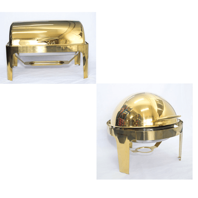 Chafing Dish - Roll Top Gold