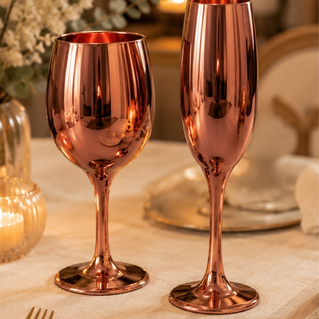 Stemware - Full Colour - Rose Gold - 6's
