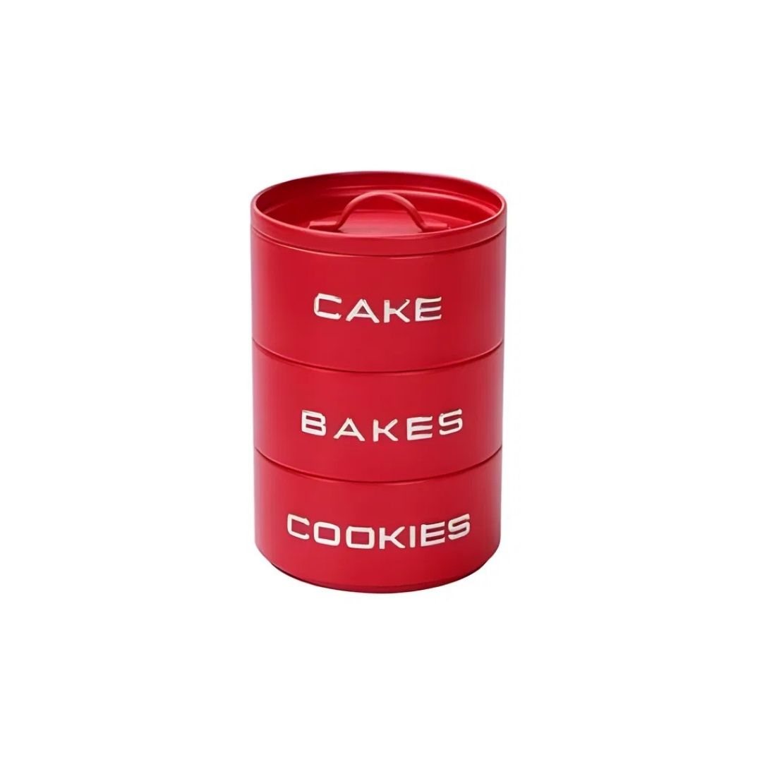 Enzo Stackable Storage Sets - 3 Pcs