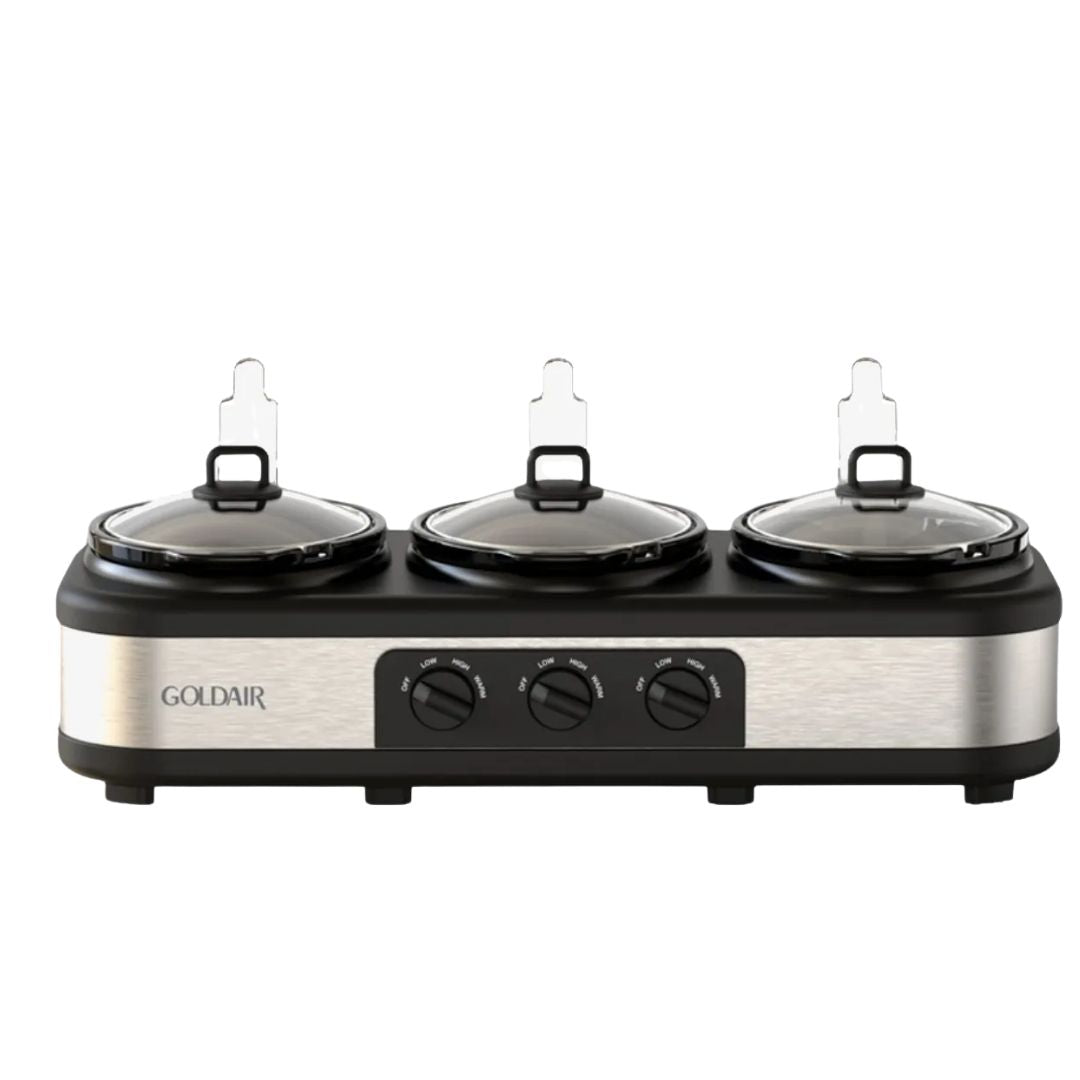 Slow Cooker - Triple Pot - 2.5L