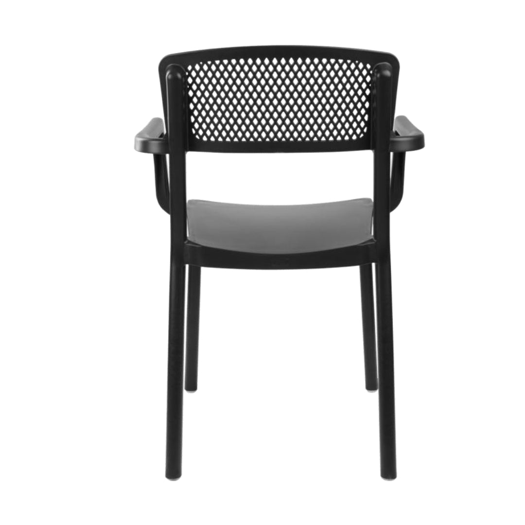 Solid Plastic Chairs - Santorini Arm Chairs