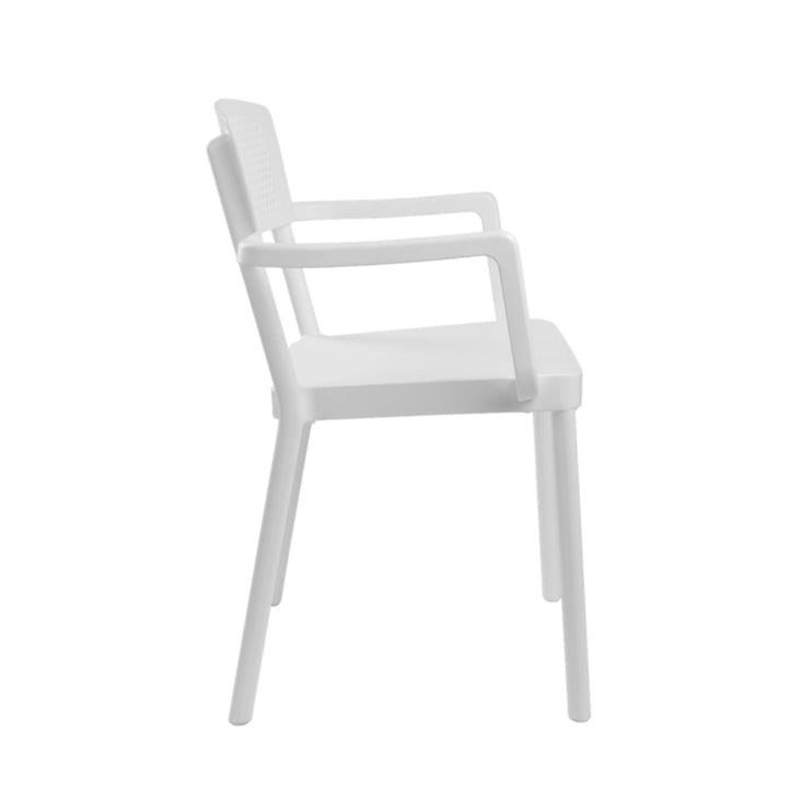 Solid Plastic Chairs - Santorini Arm Chairs