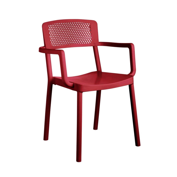 Solid Plastic Chairs - Santorini Arm Chairs