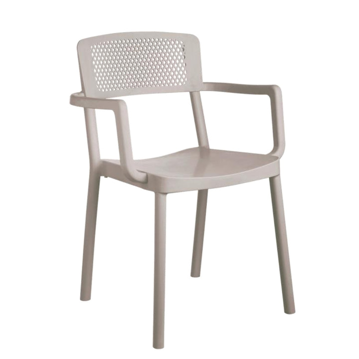 Solid Plastic Chairs - Santorini Arm Chairs