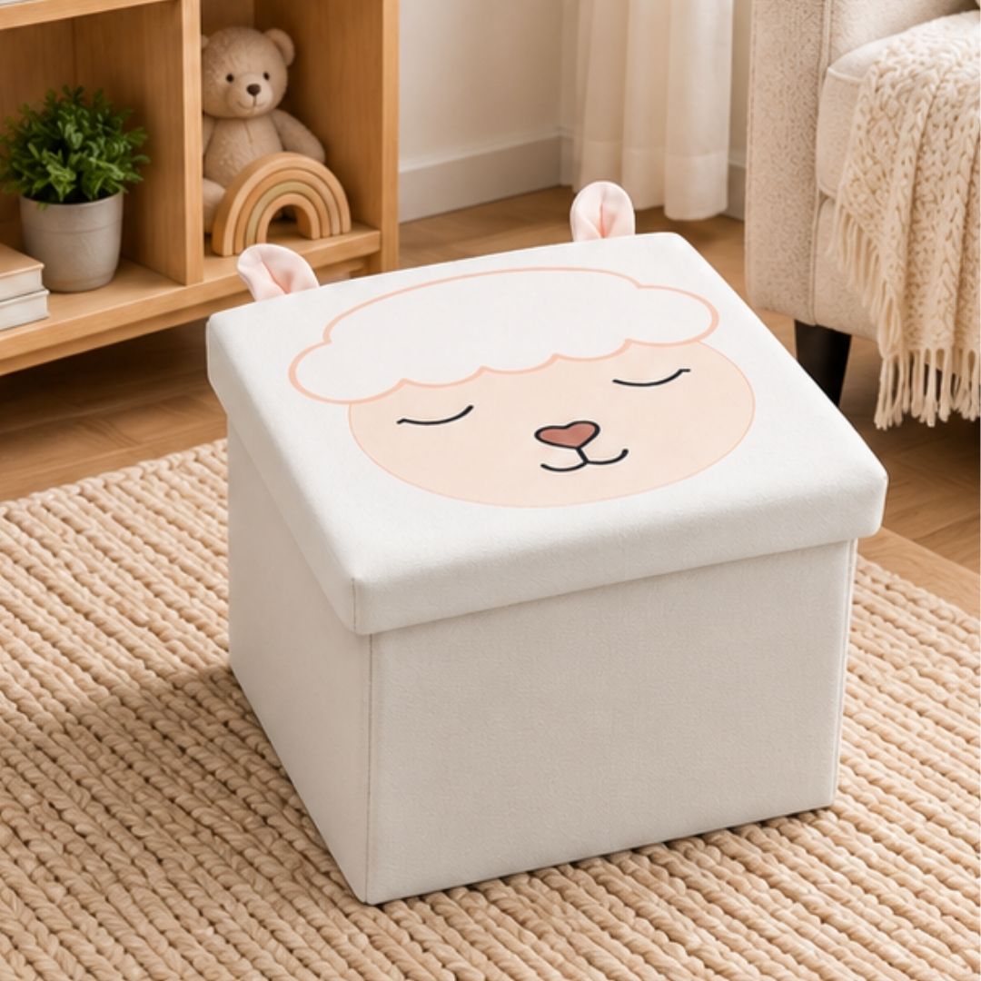 Storage Ottoman - Kids - Animal prints