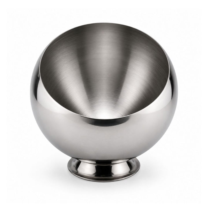 Decor Serving Bowl - Slanted - Silver