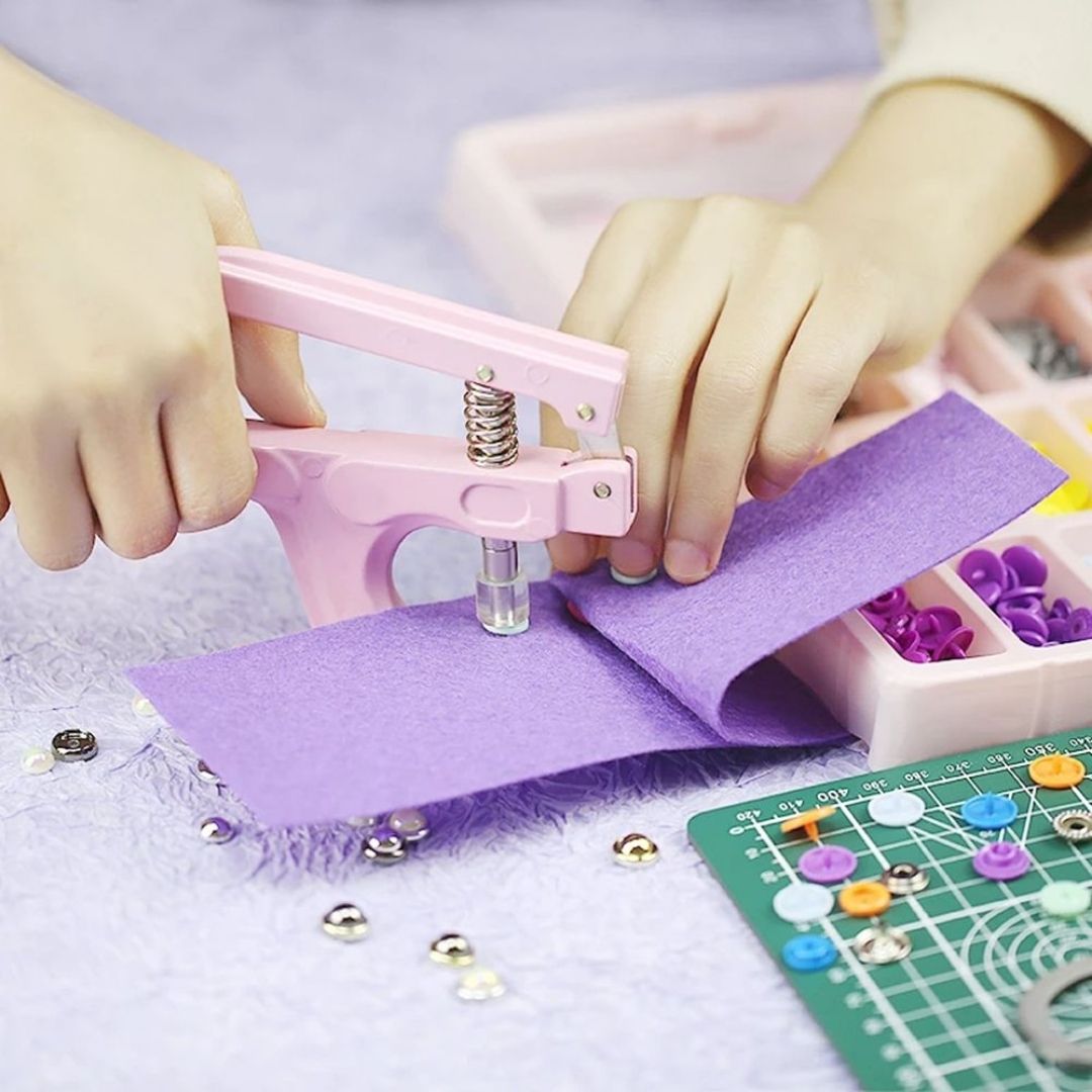 Multifunction Mini Hand Press and Button Kit