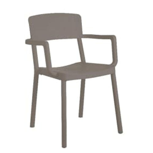 Solid Cafe Chair - Sofia side arm chair