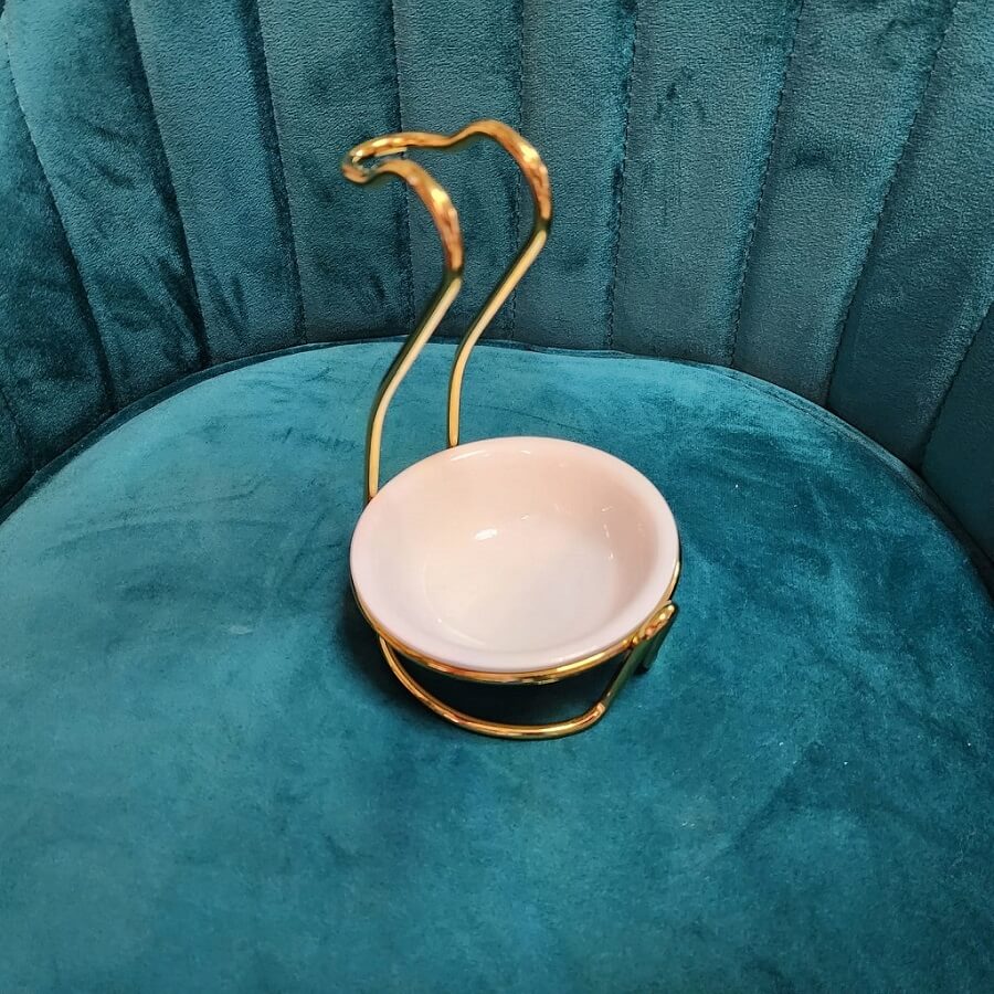 Spoon Rests - Curved Wire Frame - Gold