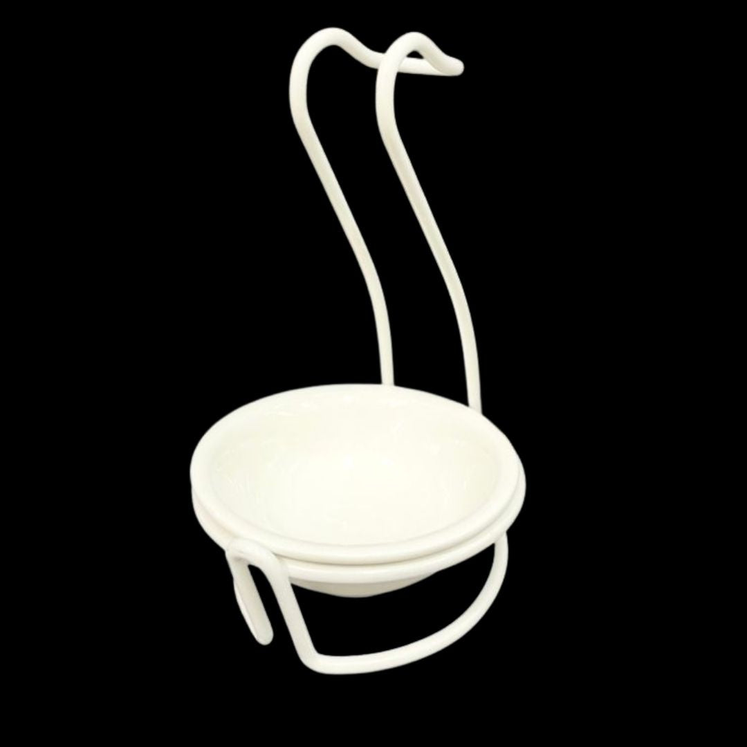 Spoon Rests - Wire Frame - White – Ahmeds Textiles