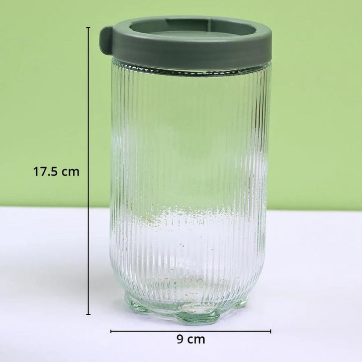Stackable Glass Storage Jar Set - 6pc