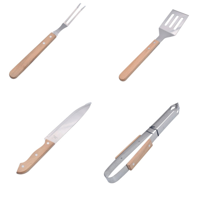 BraaiPro Stainless Steel Utensil - 4 Pcs