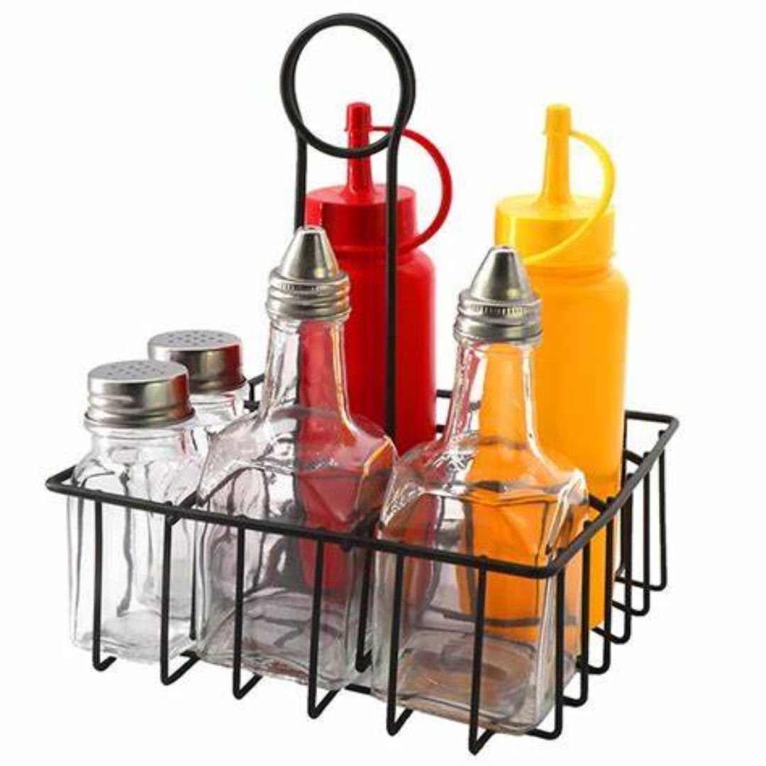 Table Condiment Holder Set - 7 Piece