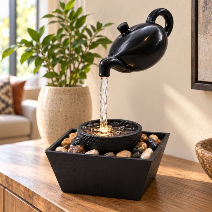 Home Decor - Floating Teapot with Water Fountain